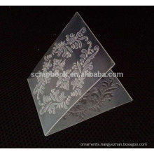 2015 plastic crafts embossing folder for card making